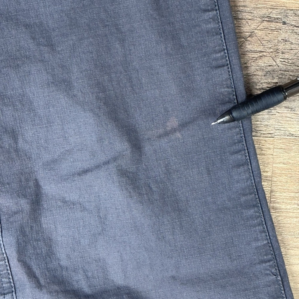 Vuori Ripstop Pants Womens Medium Rise And Shine Organic Cotton Gray Flaw - Picture 8 of 10